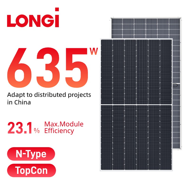 LONGi Hi-MO7 Bifacial 615-645w LR5-78HGD solarni panel