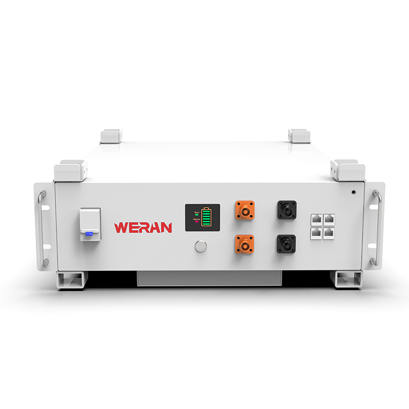 WERAN WRL-48100RW 51,2 V 100 Ah LiFePO4 stalna baterija (5,12 kWh) – 8000 ciklusa, CAN/RS485, kućni ESS koji se može složiti