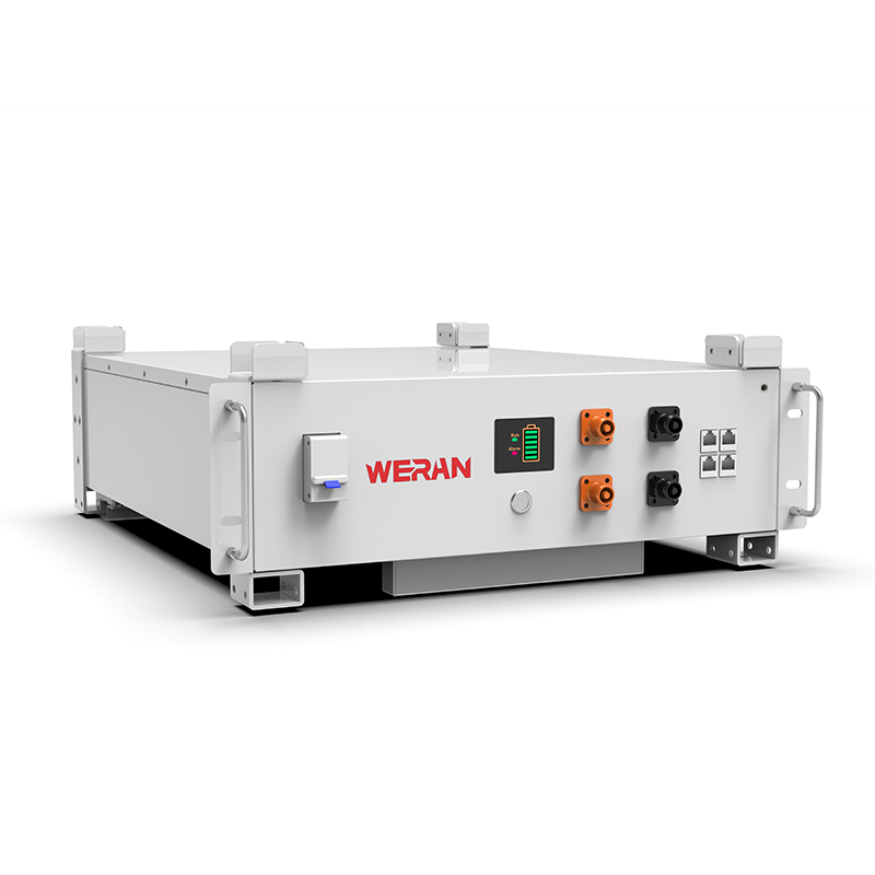 WERAN WRL-48100RW 51,2 V 100 Ah LiFePO4 stalna baterija (5,12 kWh) – 8000 ciklusa, CAN/RS485, kućni ESS koji se može složiti