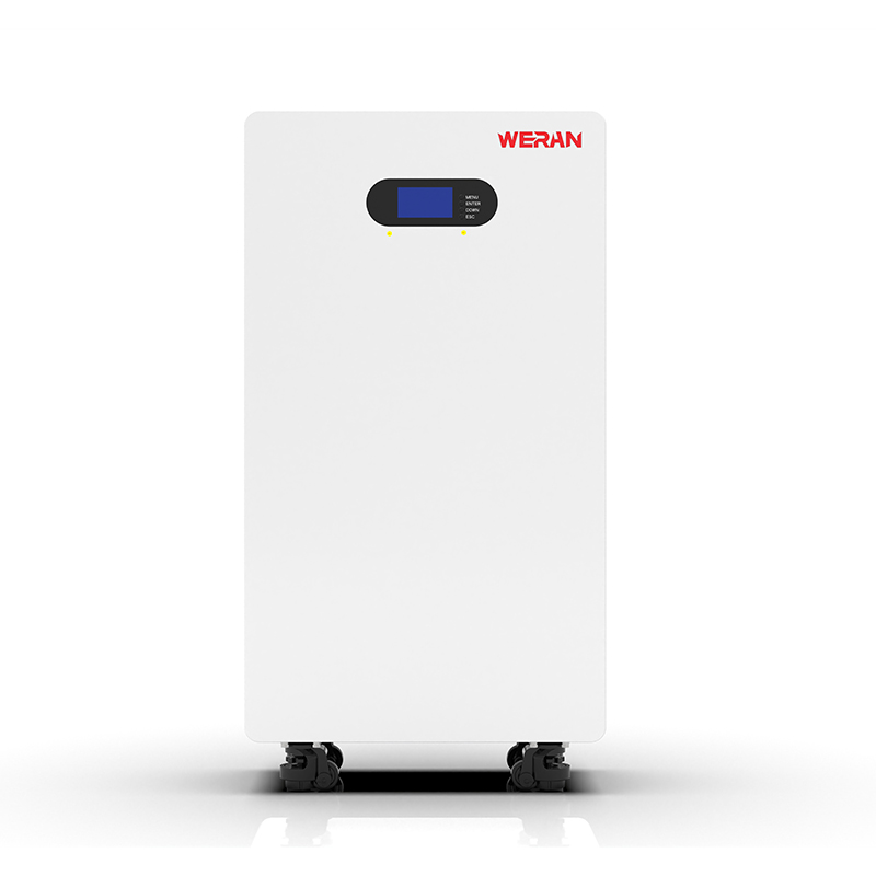 WERAN WRL-48200UW 51,2 V 200 Ah LiFePO4 baterija (10,24 kWh) – IP65 kotačić / zidna montaža, 48 V solarna pohrana koja se može složiti