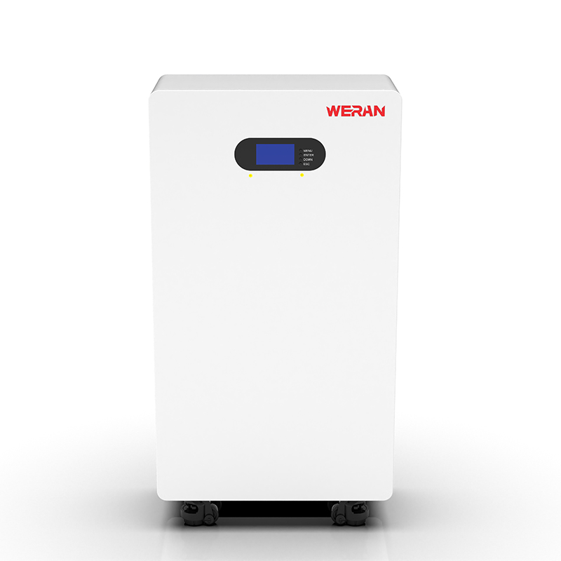 WERAN WRL-48200UW 51,2 V 200 Ah LiFePO4 baterija (10,24 kWh) – IP65 kotačić / zidna montaža, 48 V solarna pohrana koja se može složiti