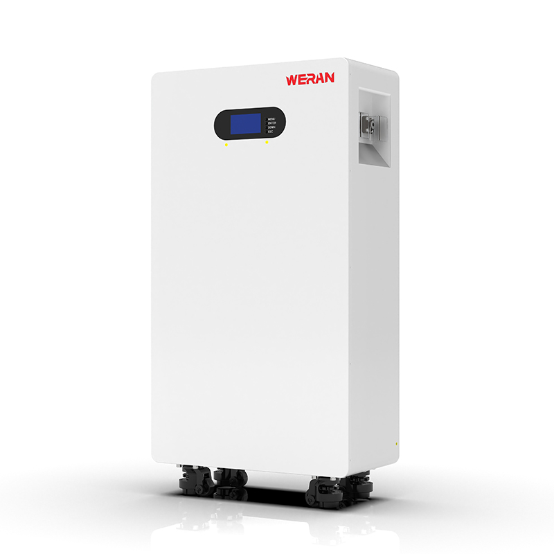 WERAN WRL-48200UW 51,2 V 200 Ah LiFePO4 baterija (10,24 kWh) – IP65 kotačić / zidna montaža, 48 V solarna pohrana koja se može složiti