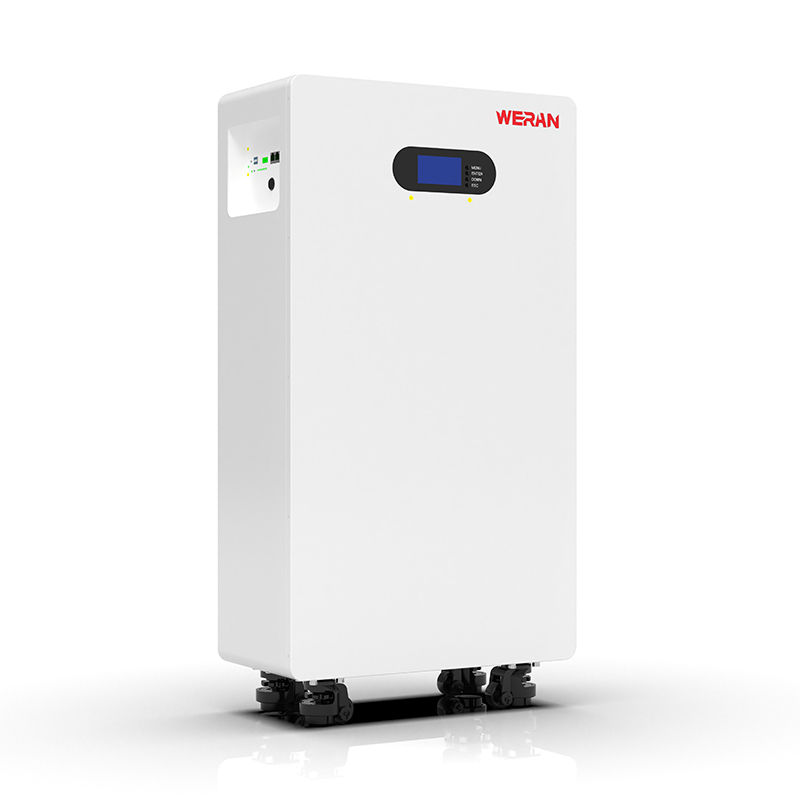 WERAN WRL-48200UW 51,2 V 200 Ah LiFePO4 baterija (10,24 kWh) – IP65 kotačić / zidna montaža, 48 V solarna pohrana koja se može složiti