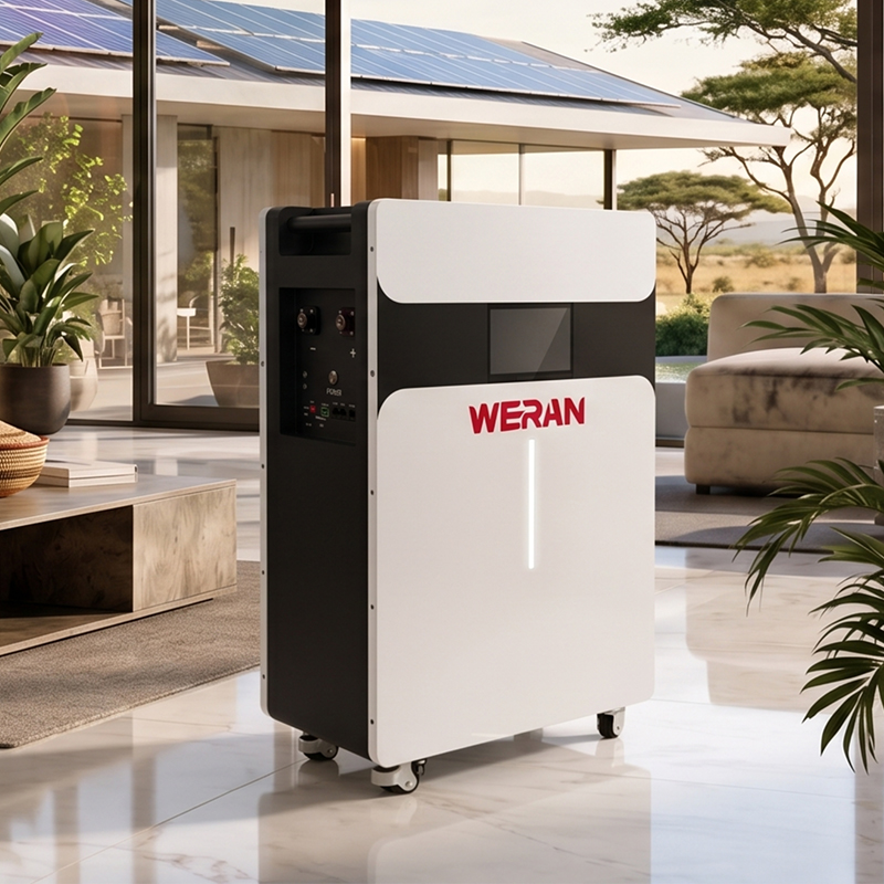 WERAN 51,2 V 314 Ah 16 kWh LiFePO4 baterija tipa valjka za kućnu pohranu energije